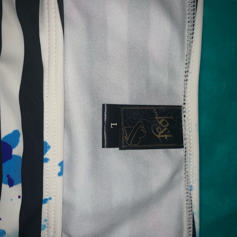 Striped Watercolor Bikini Bottoms